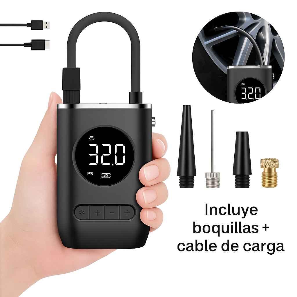 🚗 [PROMO] Compresor de Aire Portátil Digital