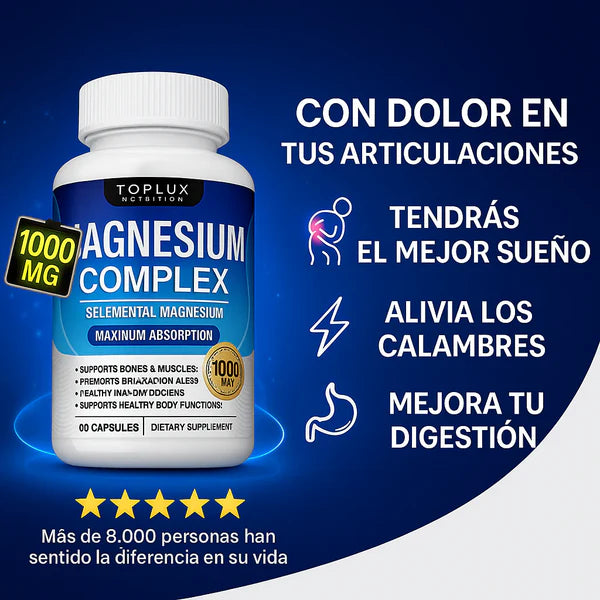 [PROMO] Magnesium Complex - 8 en 1 – Bienestar Integral Cada Día