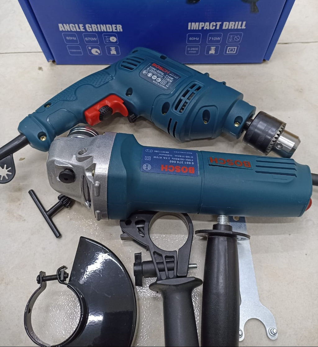 🔥 COMBO TALADRO Y PULIDORA BOSCH 4” – POTENCIA Y PRECISIÓN PARA TUS PROYECTOS
